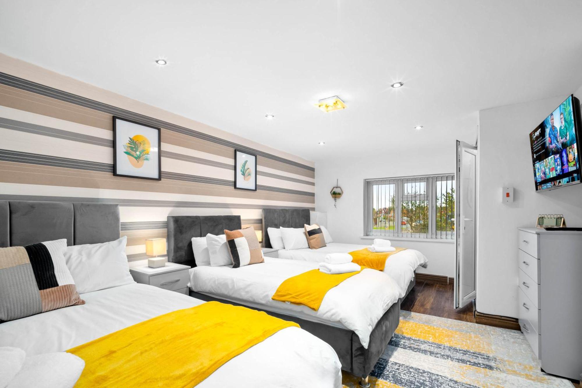 Modern 18 Guest Large Home In Solihull - Near Nec, Jlr, Hs2 And Bhx Birmingam Exterior foto